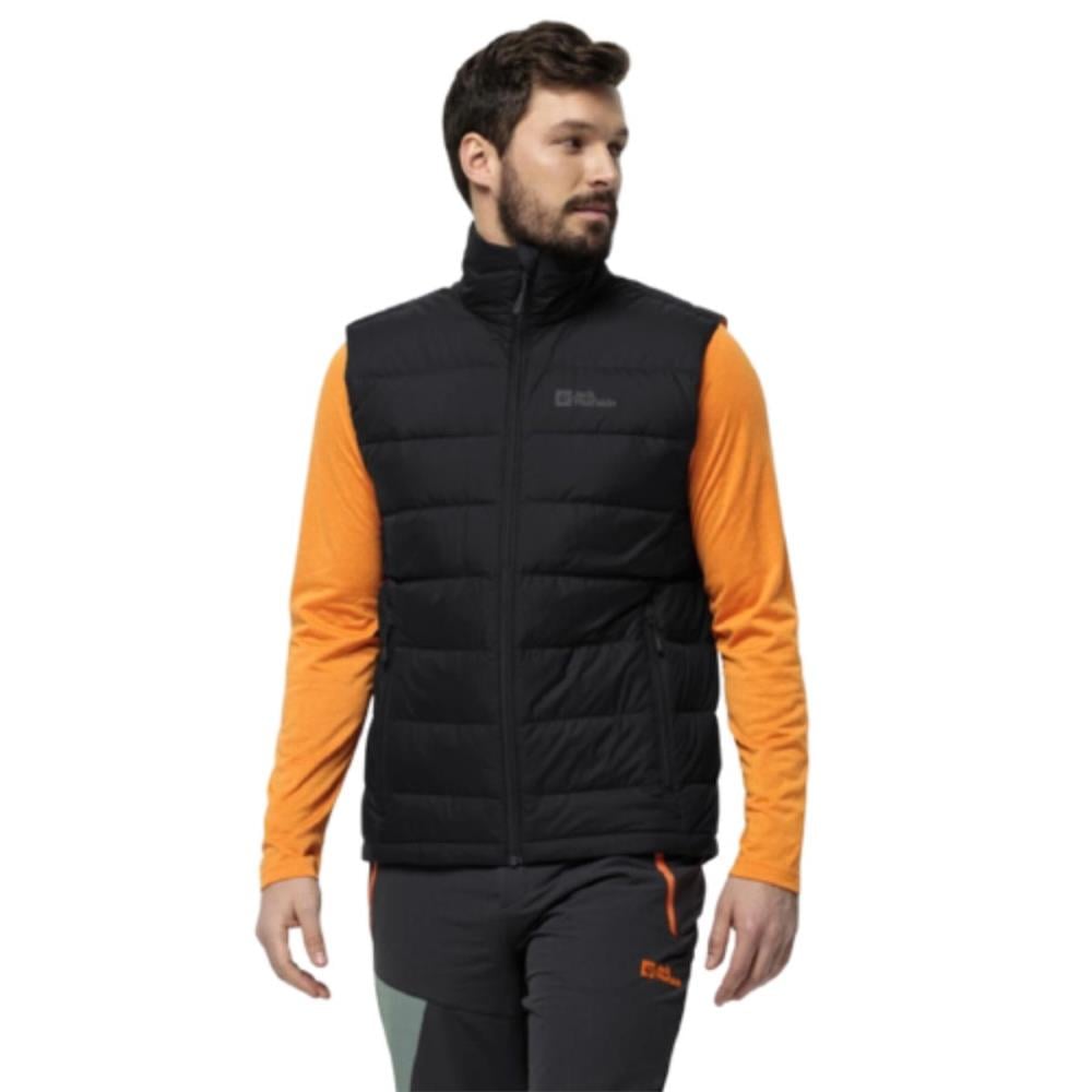 Jack Wolfskin Ather Down Vest M 1207691-6000 Siyah Mont