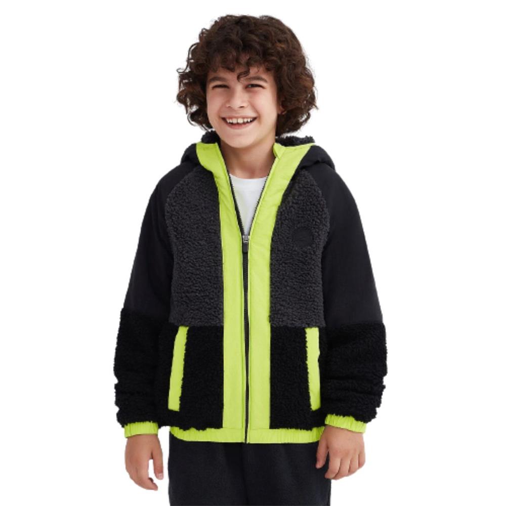 Skechers B Outdoor Fleece Full Zip Sherpa SK232203-001 Siyah Mont