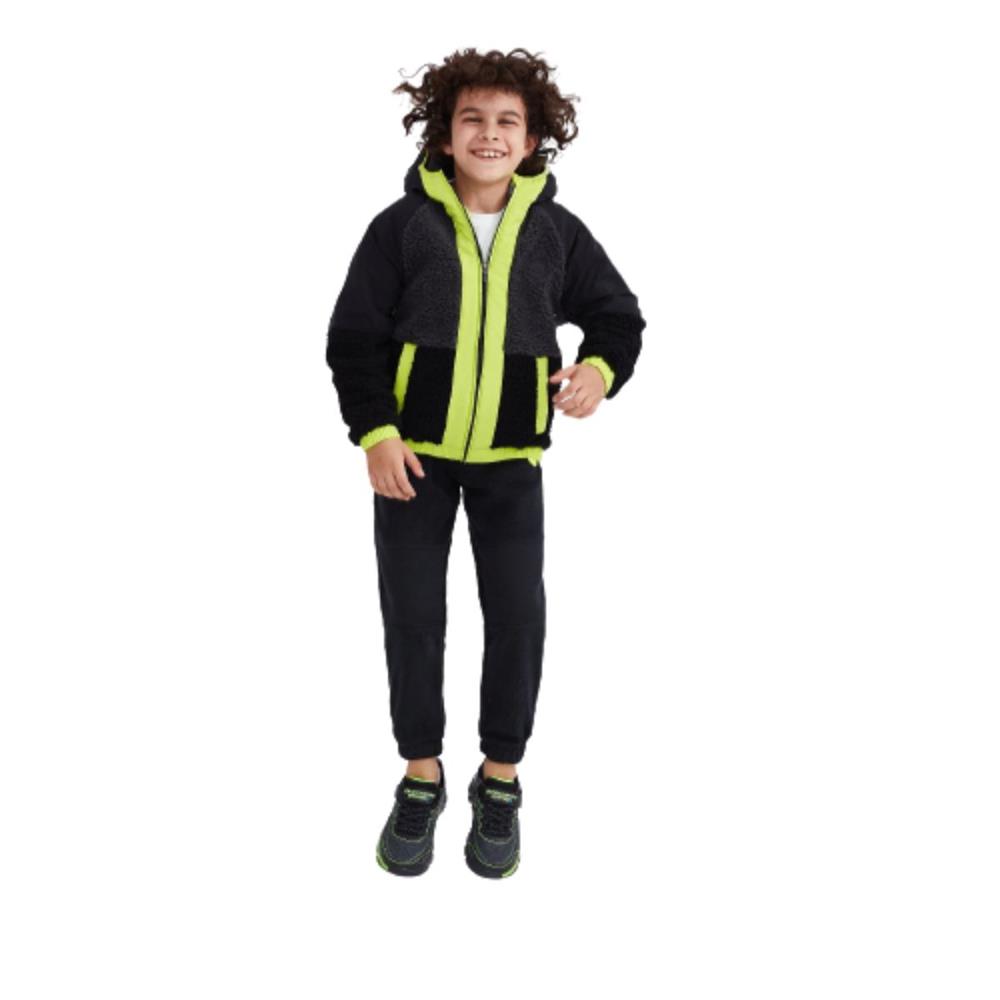 Skechers B Outdoor Fleece Full Zip Sherpa SK232203-001 Siyah Mont