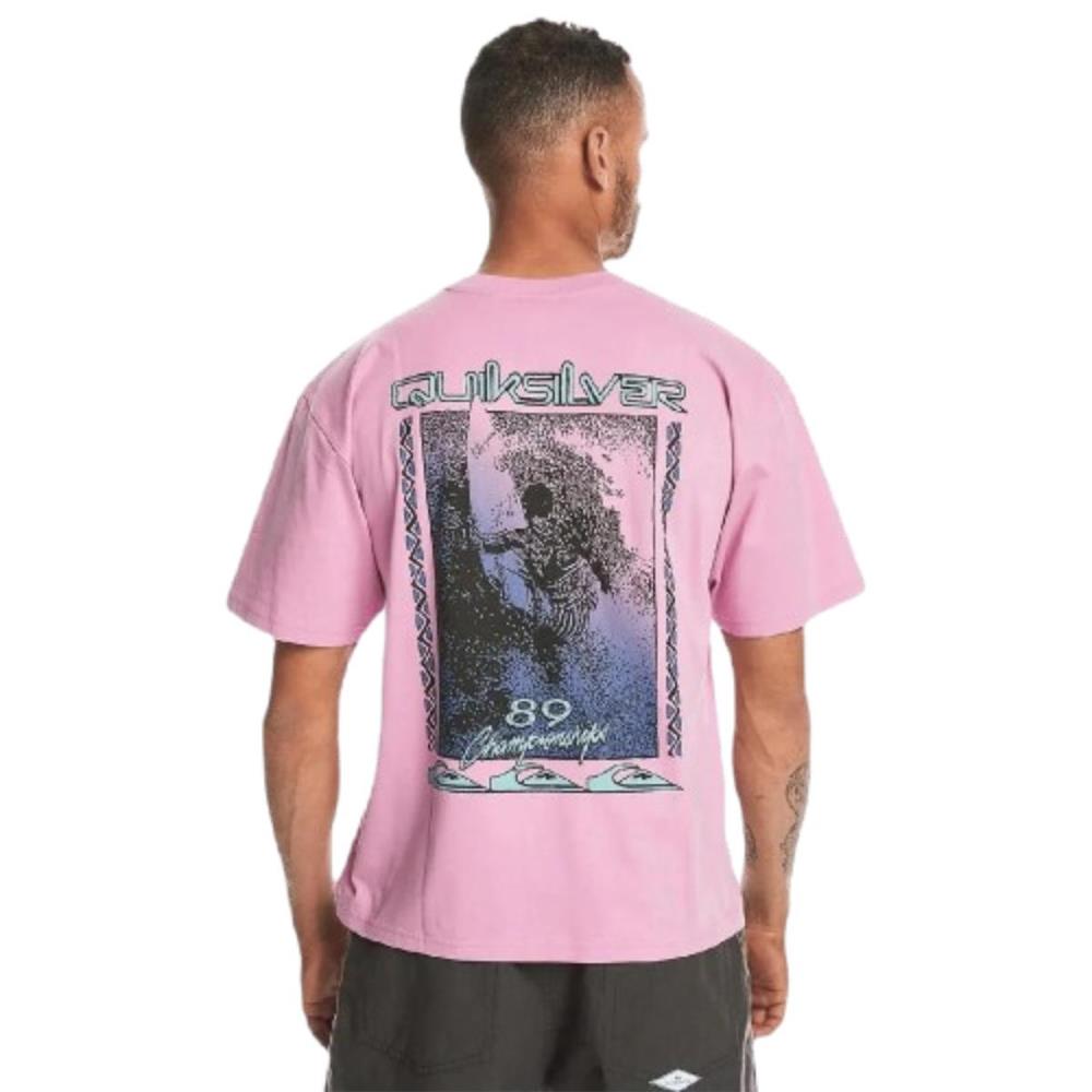 Quiksilver Back Flash Ss EQYZT07605-PMP0 Mor Tişört