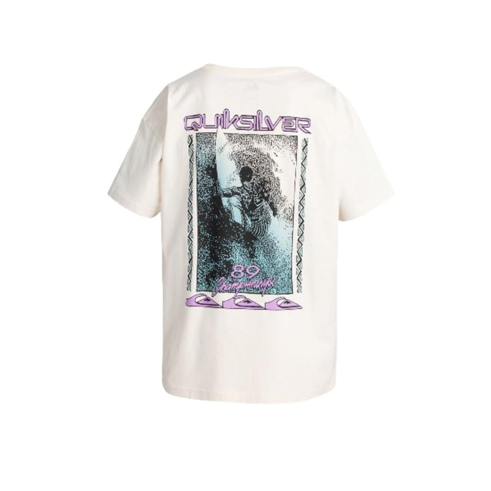 Quiksilver Back Flash Ss EQYZT07605-11492 Gri Tişört