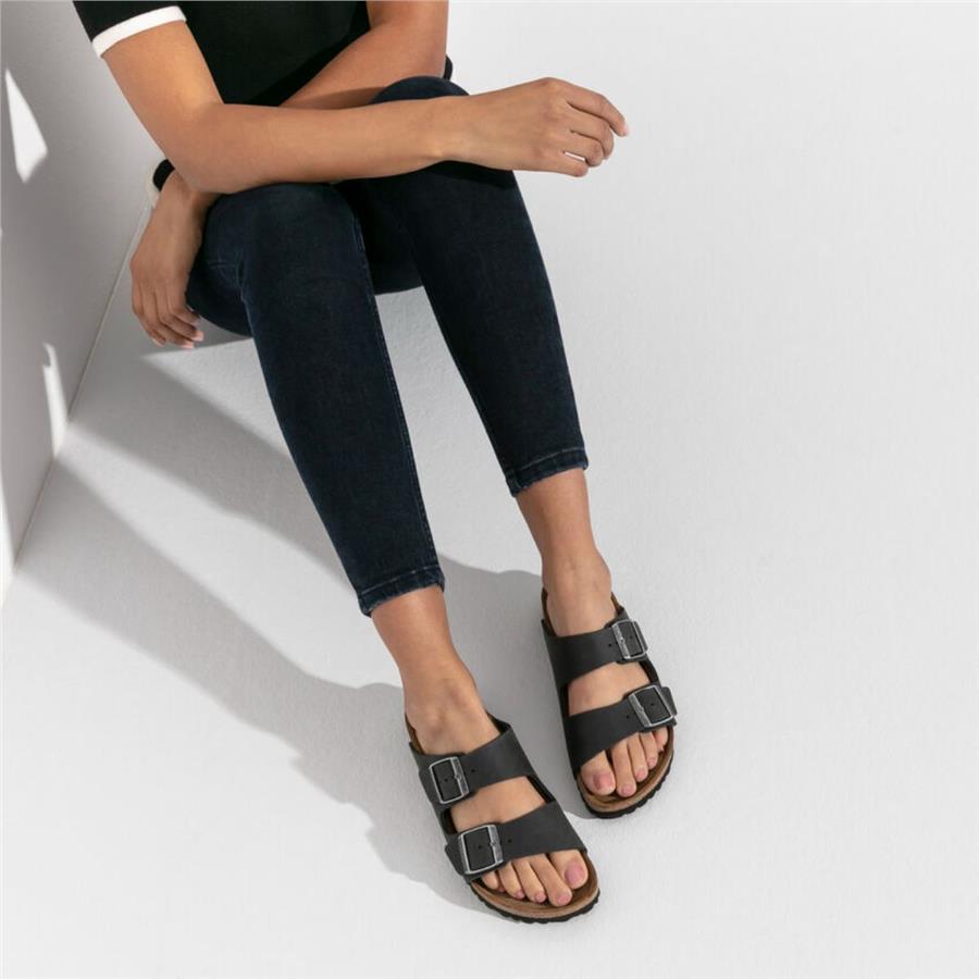 Birkenstock Arizona SFB Leoi 752483 Siyah Terlik