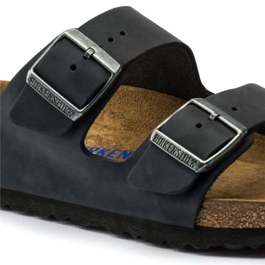 Birkenstock Arizona SFB Leoi 752483 Siyah Terlik