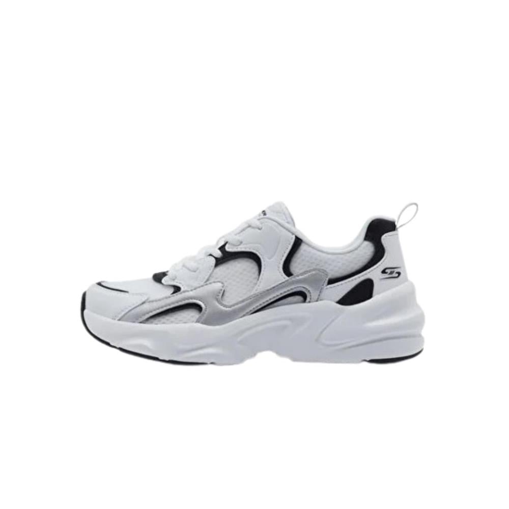 Skechers Bobs Bamina 2 - Tides Revitalized 117364-WBKS Beyaz Günlük Sneaker