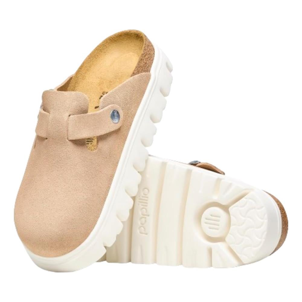 Birkenstock Boston Chunky VL 1026176 Bej Terlik