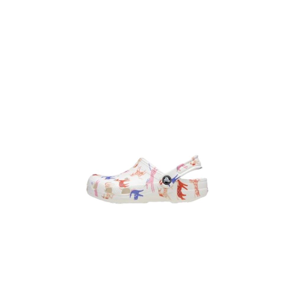 Crocs Classic Character Print Clog K 209695-9CD Beyaz Terlik