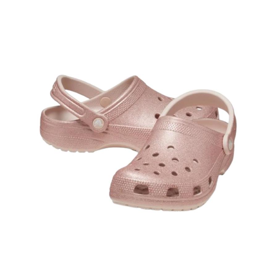 Crocs Classic Glitter Clog 205942-6WV Pembe Terlik