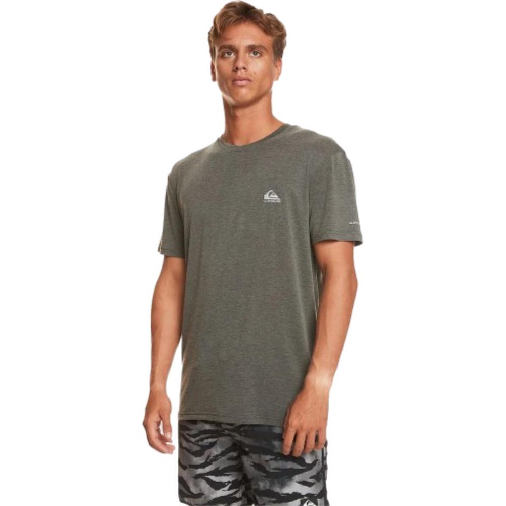 Quiksilver Coastal Run Ss EQYKT04311-1278 Gri Tişört