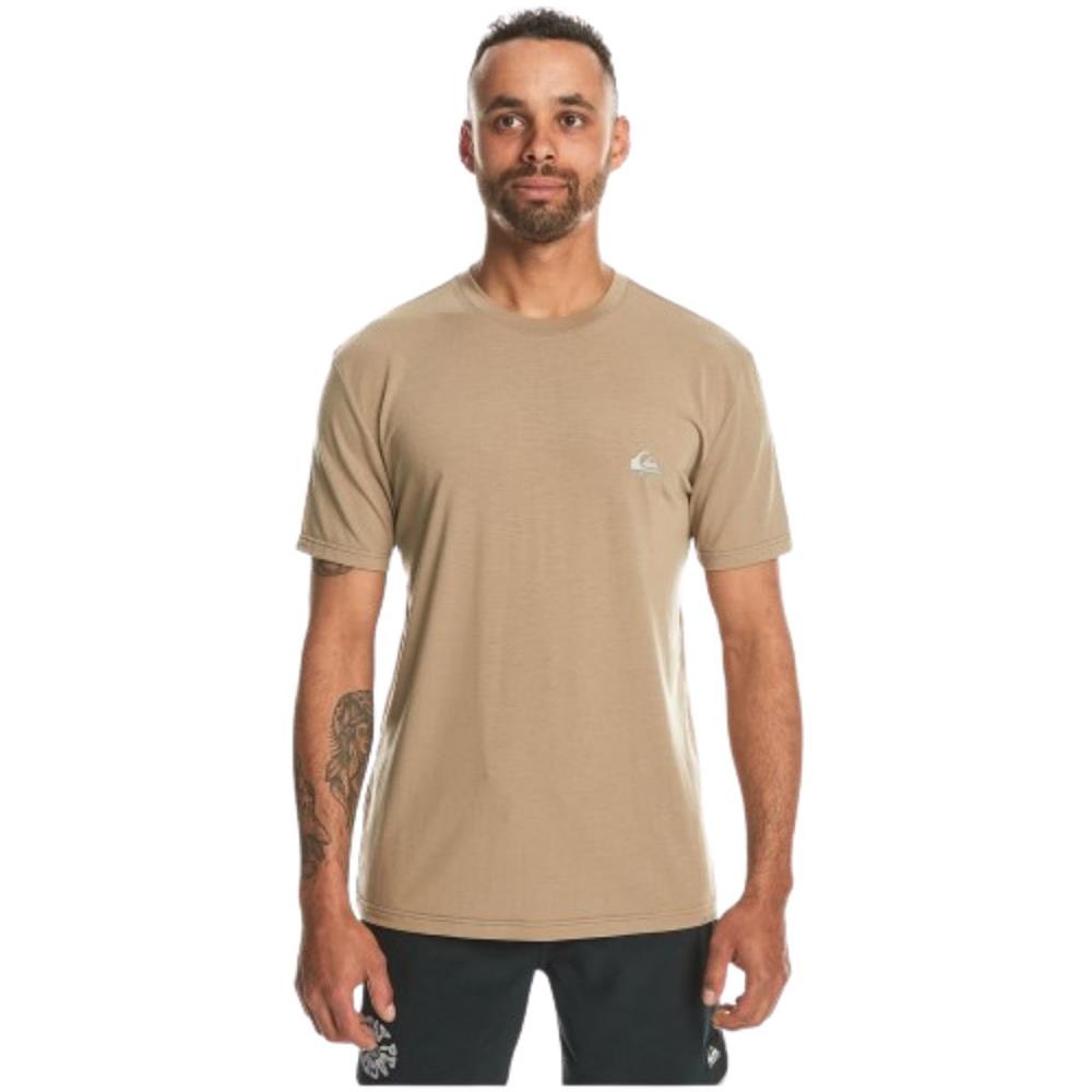 Quiksilver Coastal Run Ss EQYKT04311-34054 Kahverengi Tişört