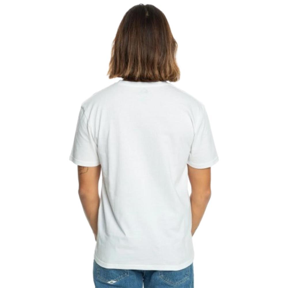 Quiksilver Comp Logo Ss EQYZT07658-10 Beyaz Tişört