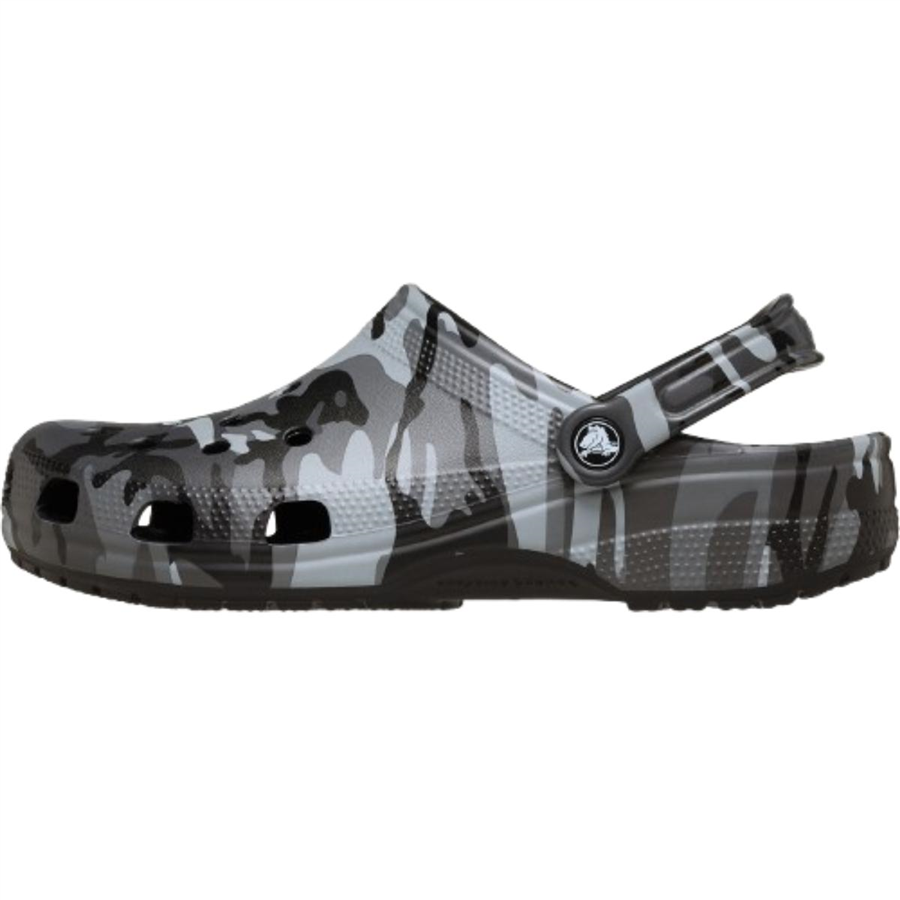 Crocs Classic Camouflage Clog 211936-0DD Siyah Terlik