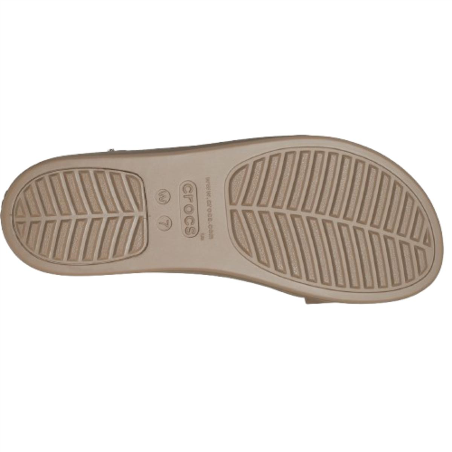 Crocs Crocs Brooklyn Low Wedge W 206453-2EL Kahverengi Sandalet