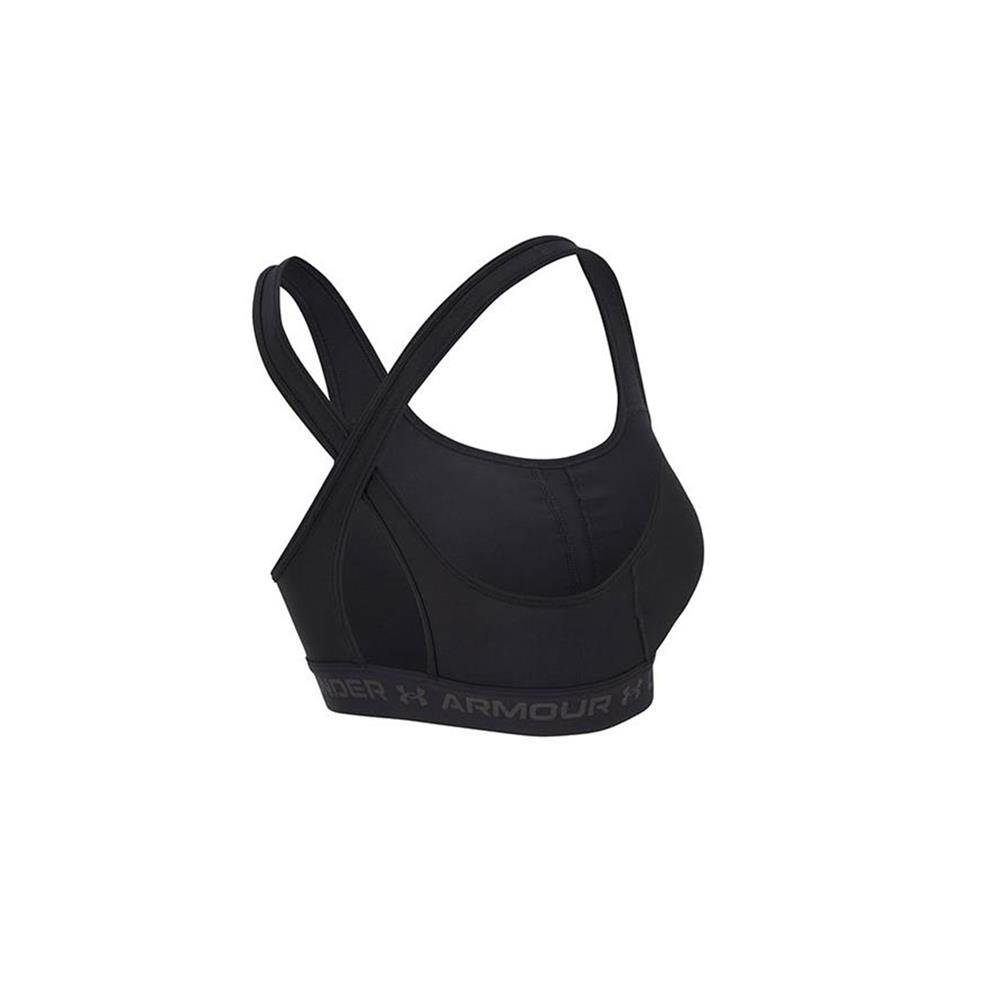 Under Armour Crossback Mid Bra 1361034-001 Siyah Sporcu Sütyeni