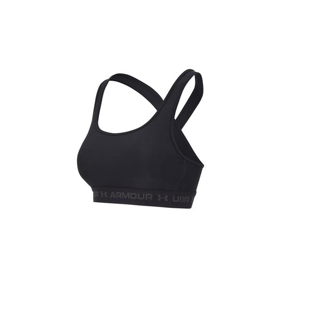 Under Armour Crossback Mid Bra 1361034-001 Siyah Sporcu Sütyeni