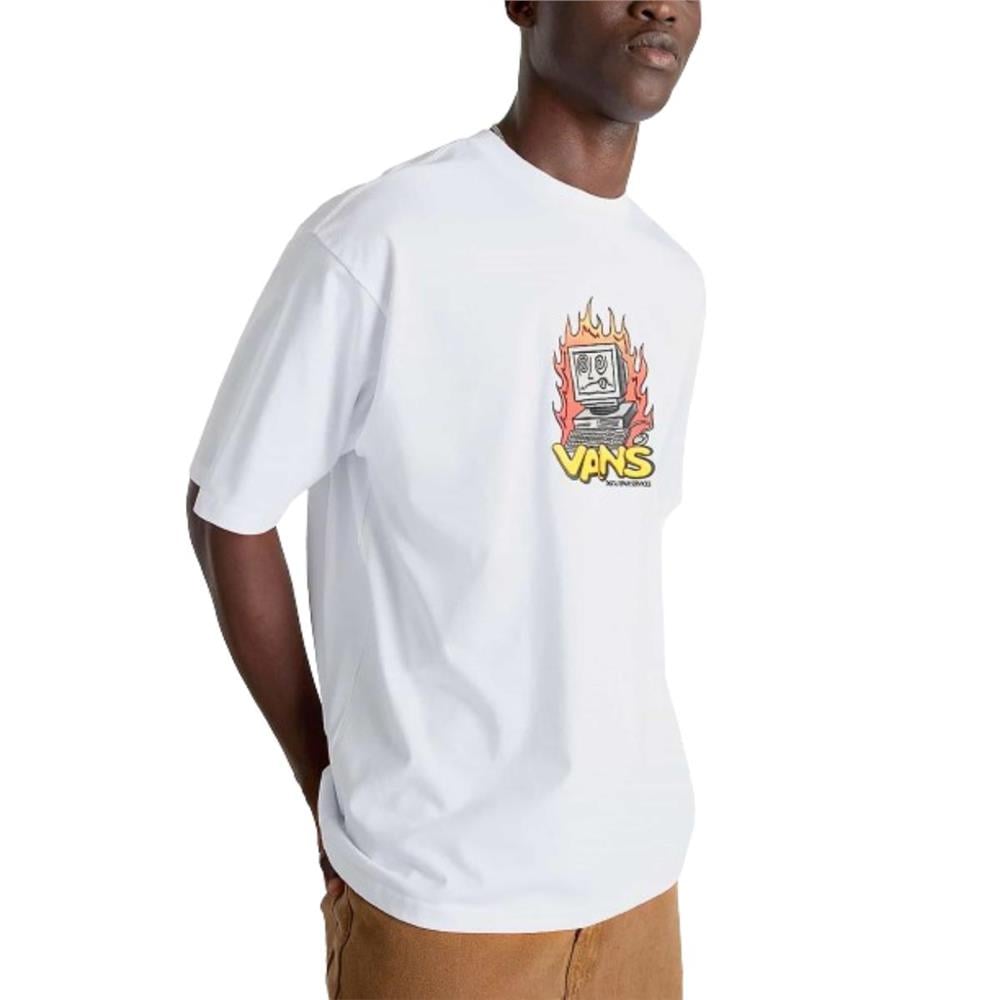 Vans Digital Repair Ss VN000HFKWHT1 Beyaz Tişört