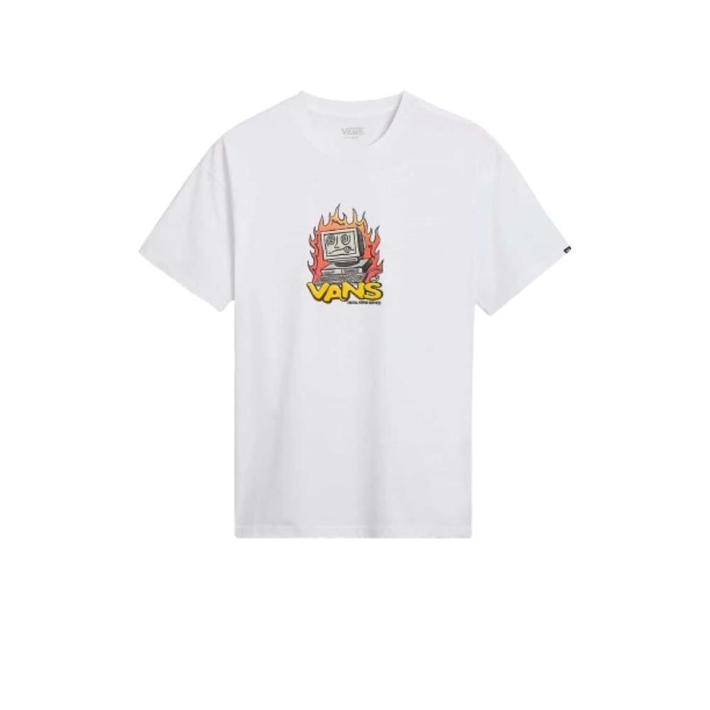 Vans Digital Repair Ss VN000HFKWHT1 Beyaz Tişört