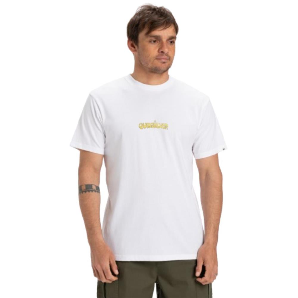 Quiksilver Ev Disconnect Effects Ss EQYZT08049-908 Beyaz Tişört