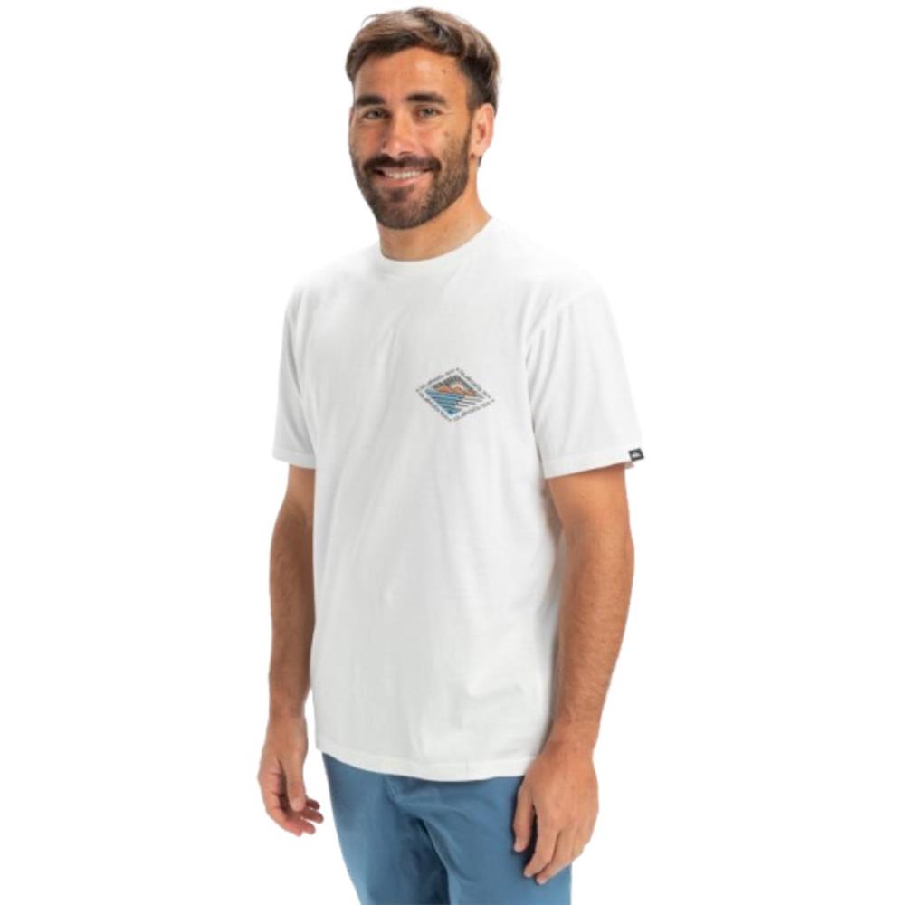Quiksilver Evo Future islands Ss EQYZT08038-WBK0 Beyaz Tişört