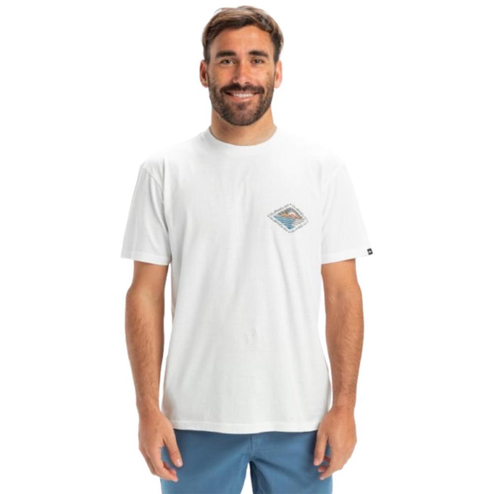 Quiksilver Evo Future islands Ss EQYZT08038-WBK0 Beyaz Tişört