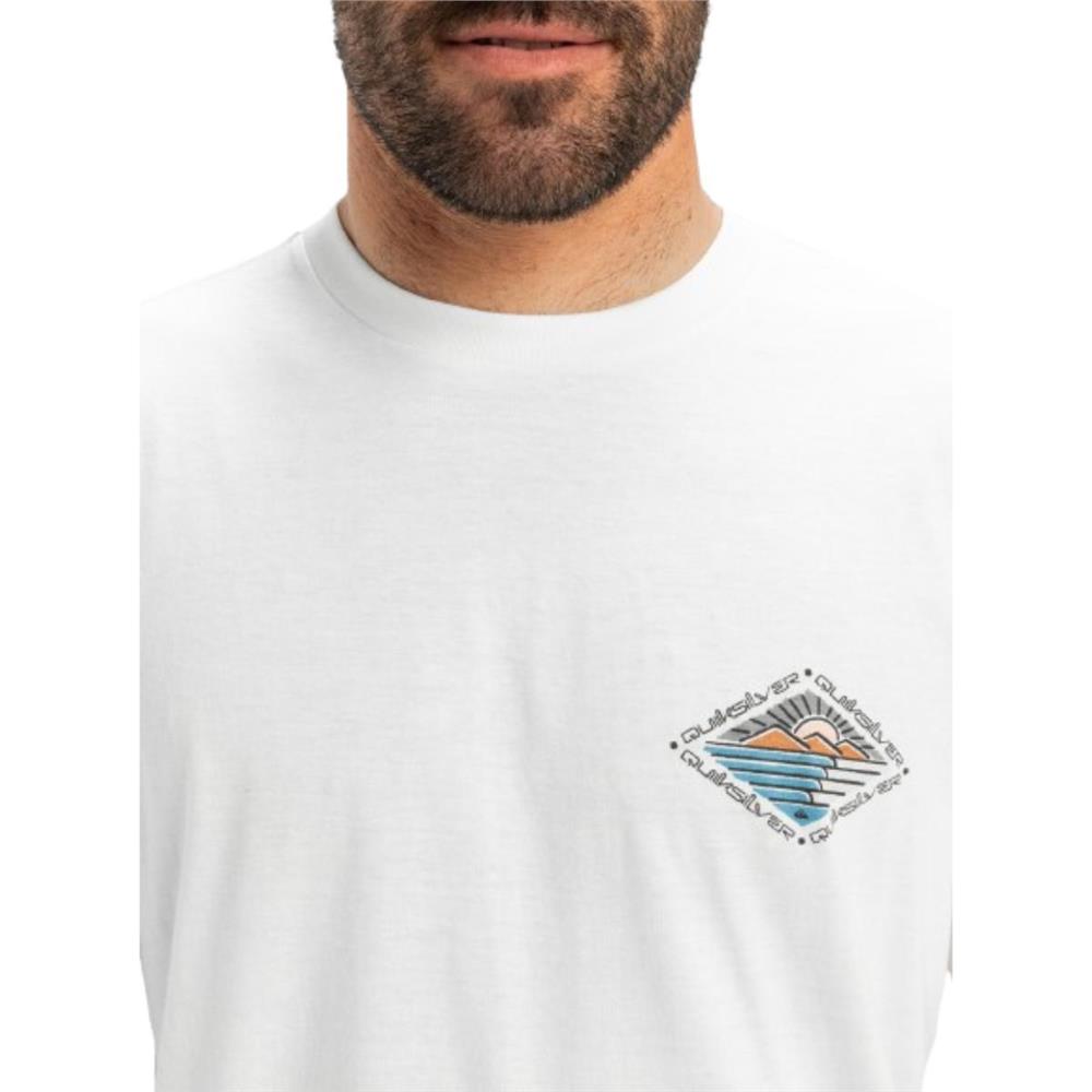 Quiksilver Evo Future islands Ss EQYZT08038-WBK0 Beyaz Tişört