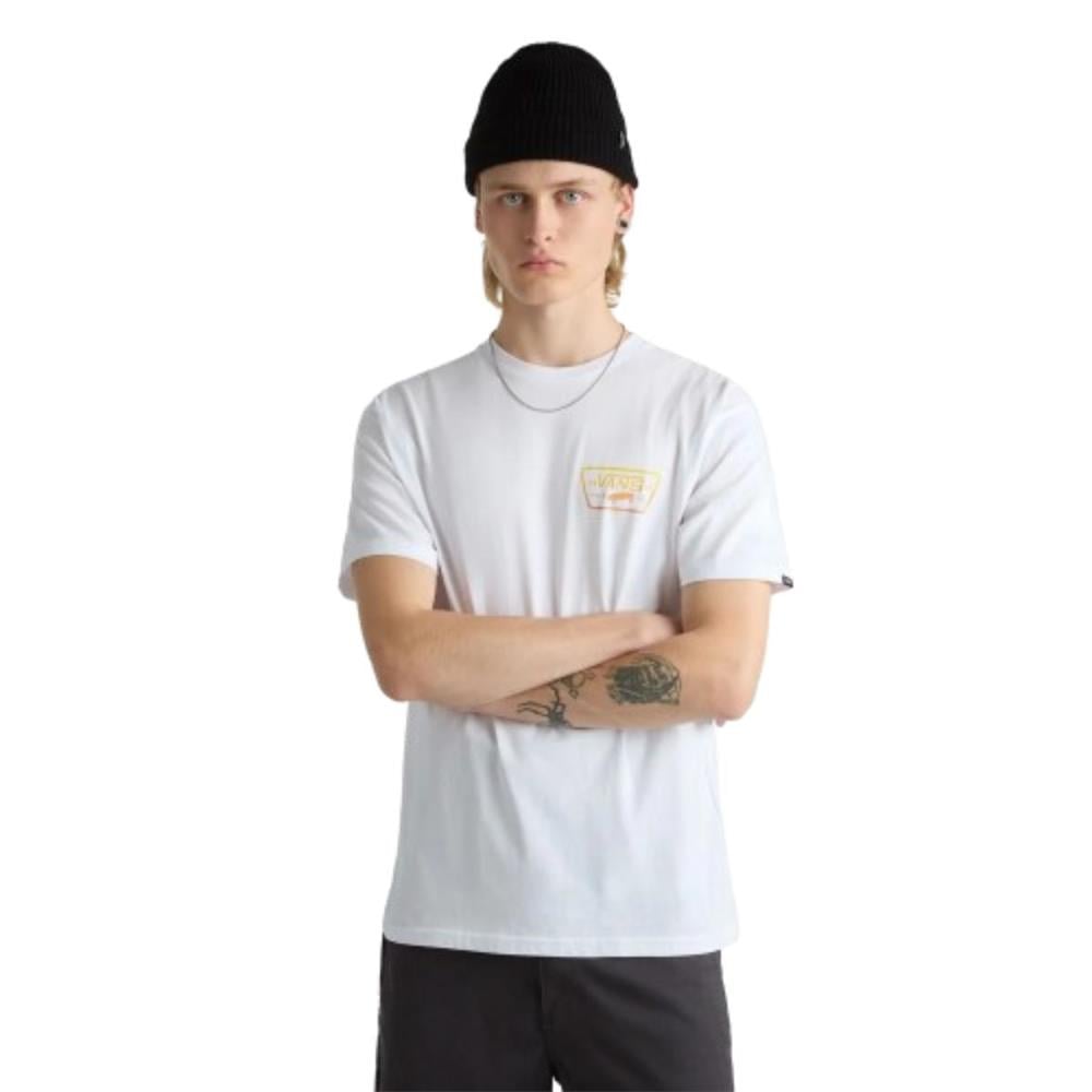 Vans Full Patch Back Ss Tee VN0000F8D1D1 Beyaz Tişört
