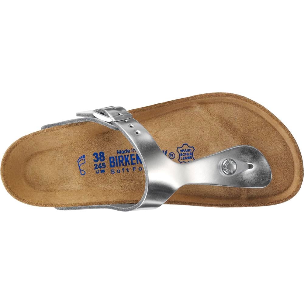 Birkenstock Gizeh SFB NL Metallic 1003674 Gri Terlik