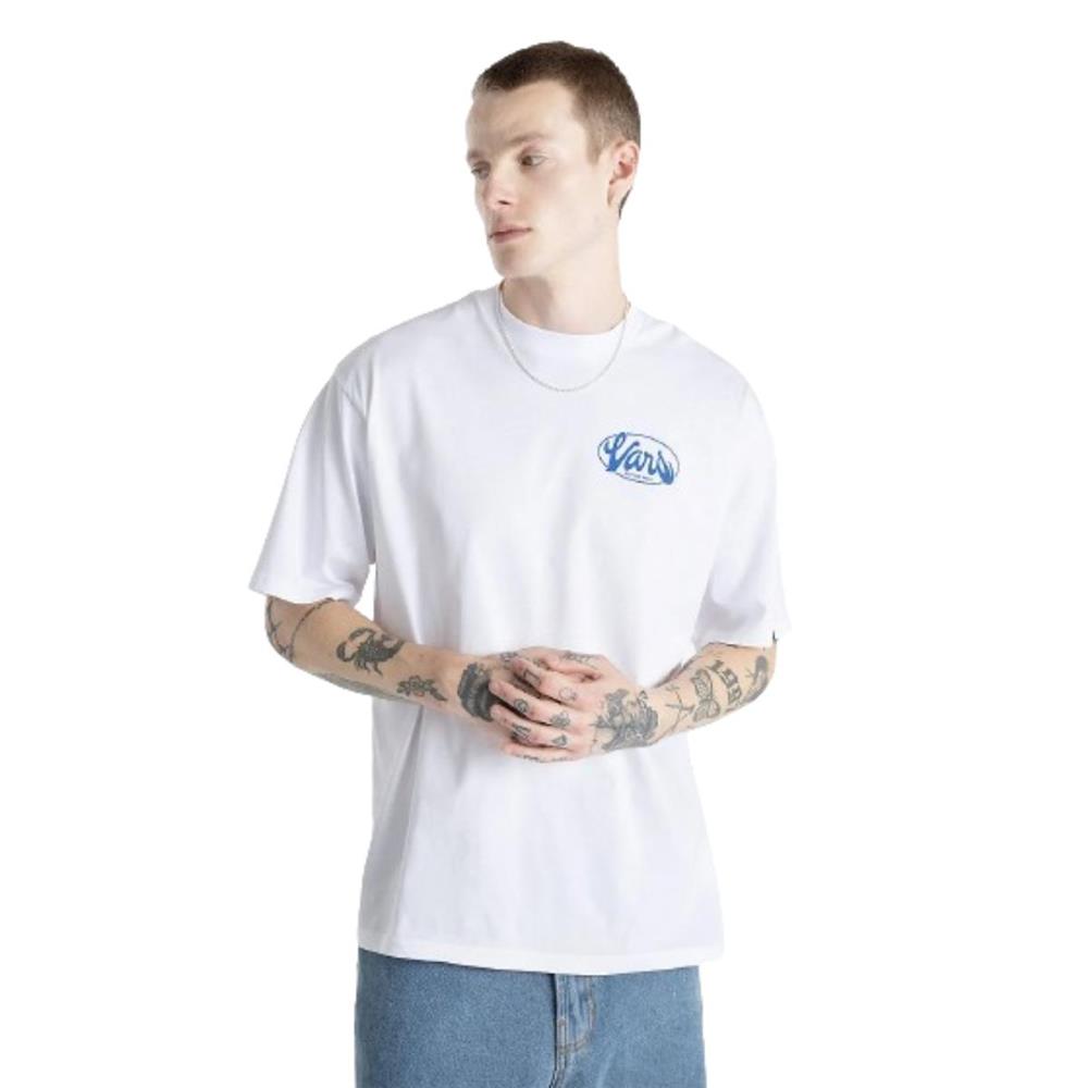 Vans Global Line Ss VN000HFYWHT1 Beyaz Tişört