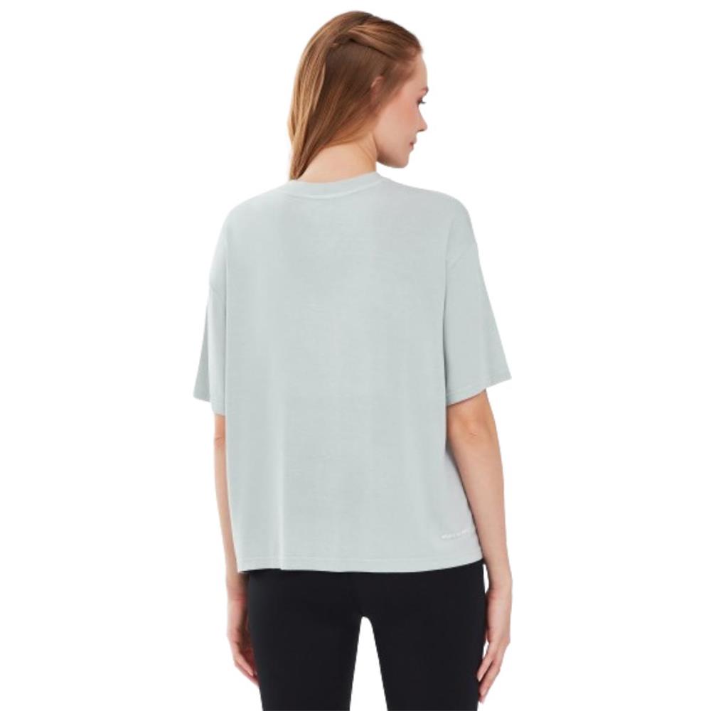Skechers Graphic T-Shirt W Short Sleeve S241174-035 Gri Tişört