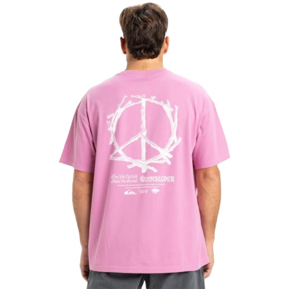 Quiksilver Hw Tree Connection Ss EQYZT08034-PMP0 Mor Tişört