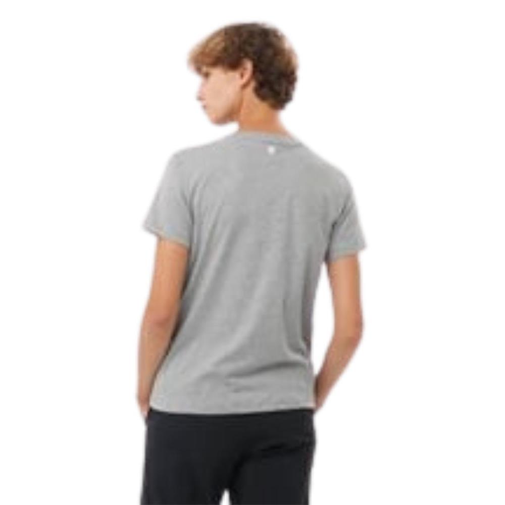 Salomon Logo Ss Tee W LC2217500 Gri Tişört