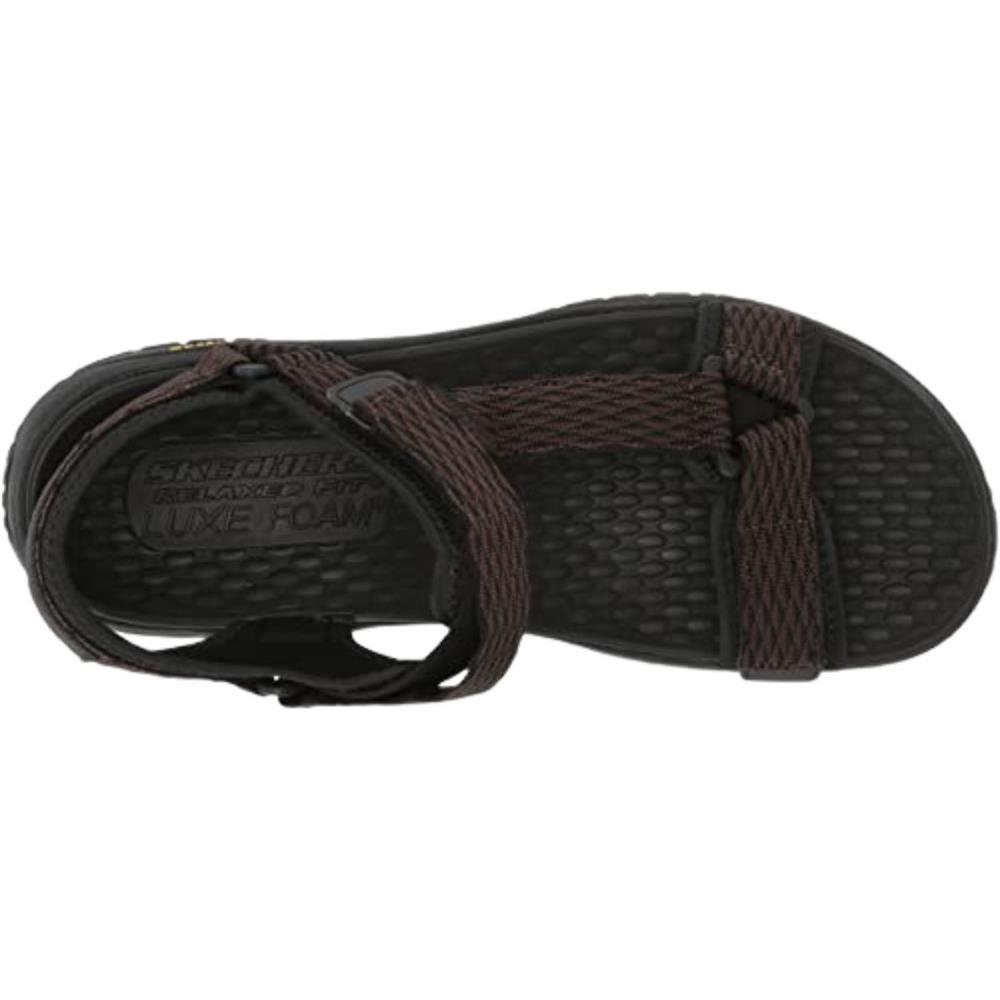 Skechers Lomell - Rip Tide 204351-BRN Kahverengi Sandalet