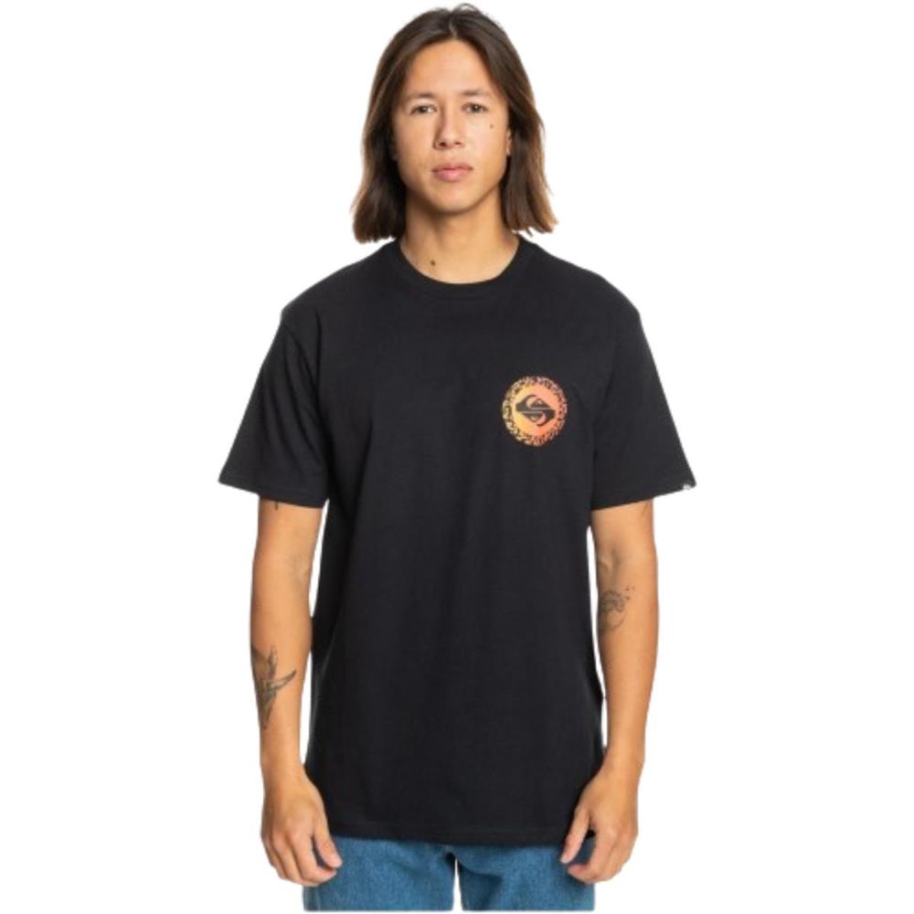 Quiksilver Long Fade Ss EQYZT07670-10010 Siyah Tişört