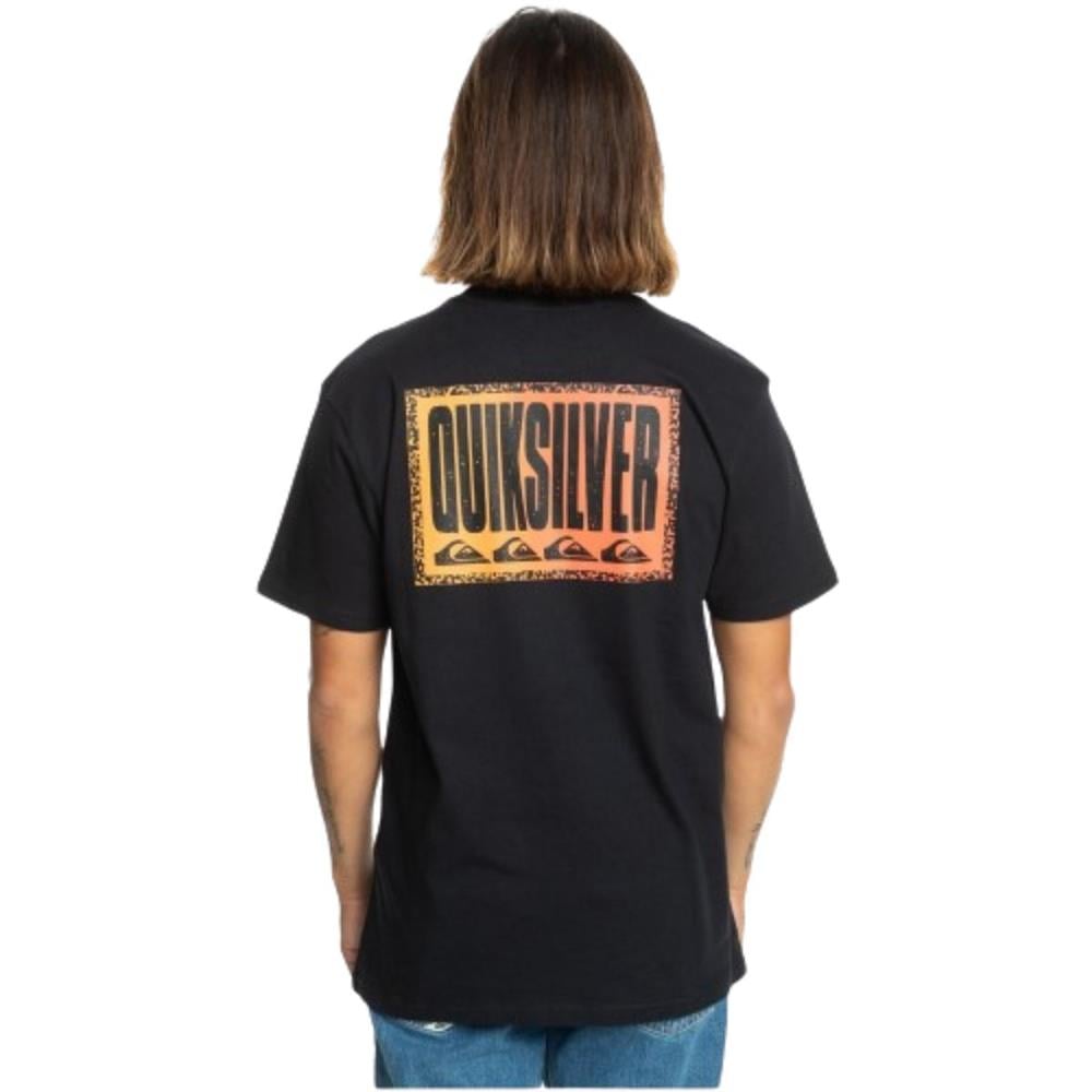 Quiksilver Long Fade Ss EQYZT07670-10010 Siyah Tişört