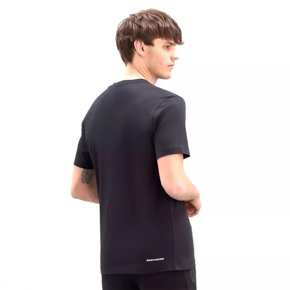 Skechers M Big Logo T-Shirt S212956-001 Siyah Tişört