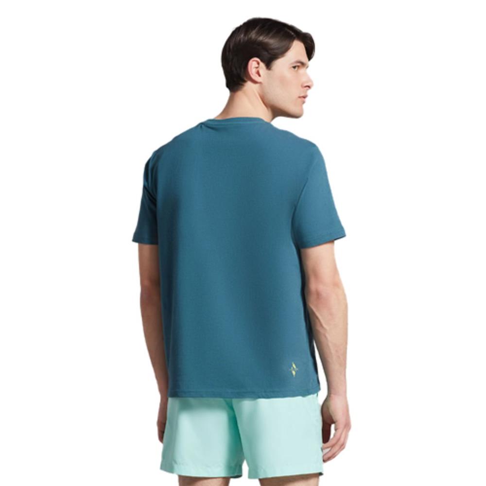 Skechers M Graphic Tee Big Logo S221135-405 Mavi Tişört