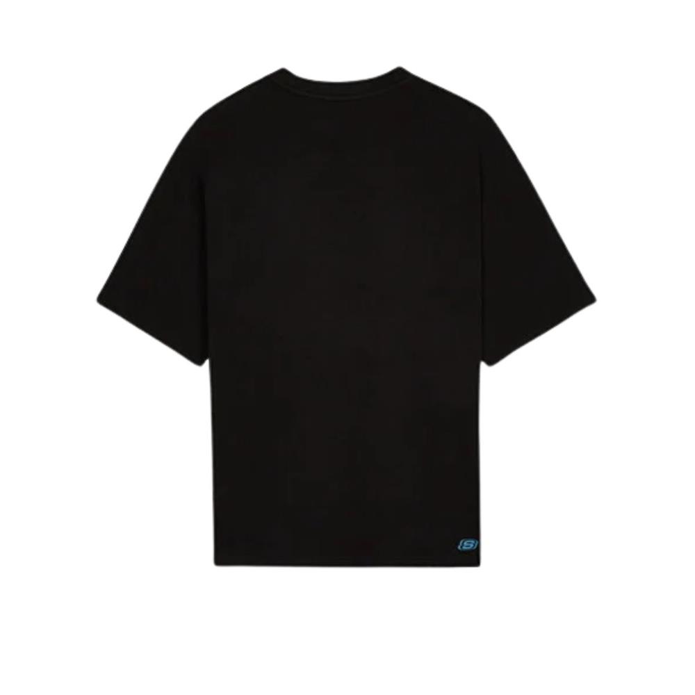 Skechers M Graphic Tee Crew Neck S232404-001 Siyah Tişört