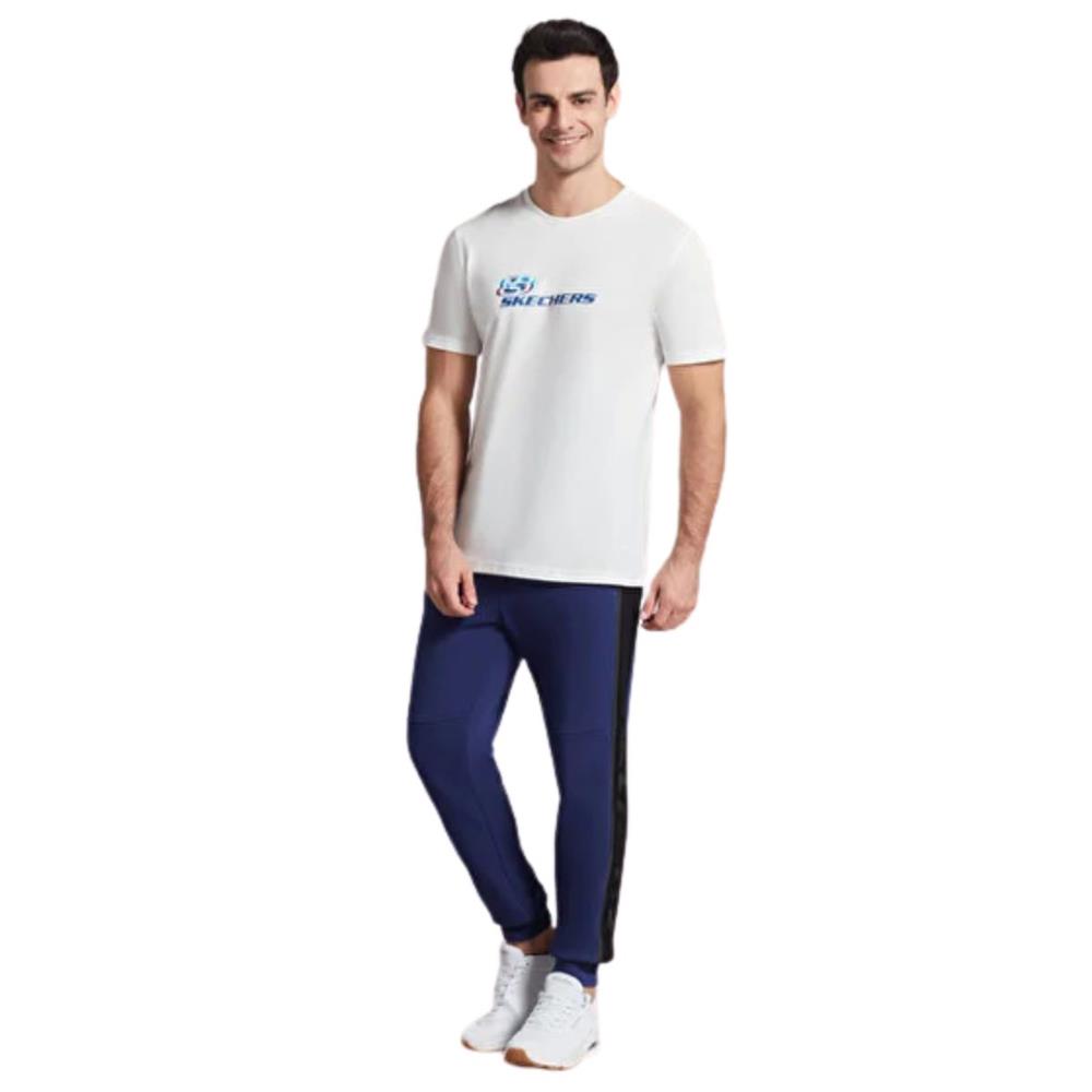 Skechers M Graphic Tee Crew Neck S232151-102 Bej Tişört