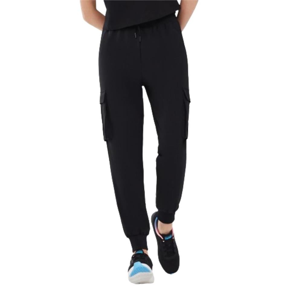 Skechers Micro Collection W Jogger Woven Pant S222169-001 Siyah Eşofman Altı