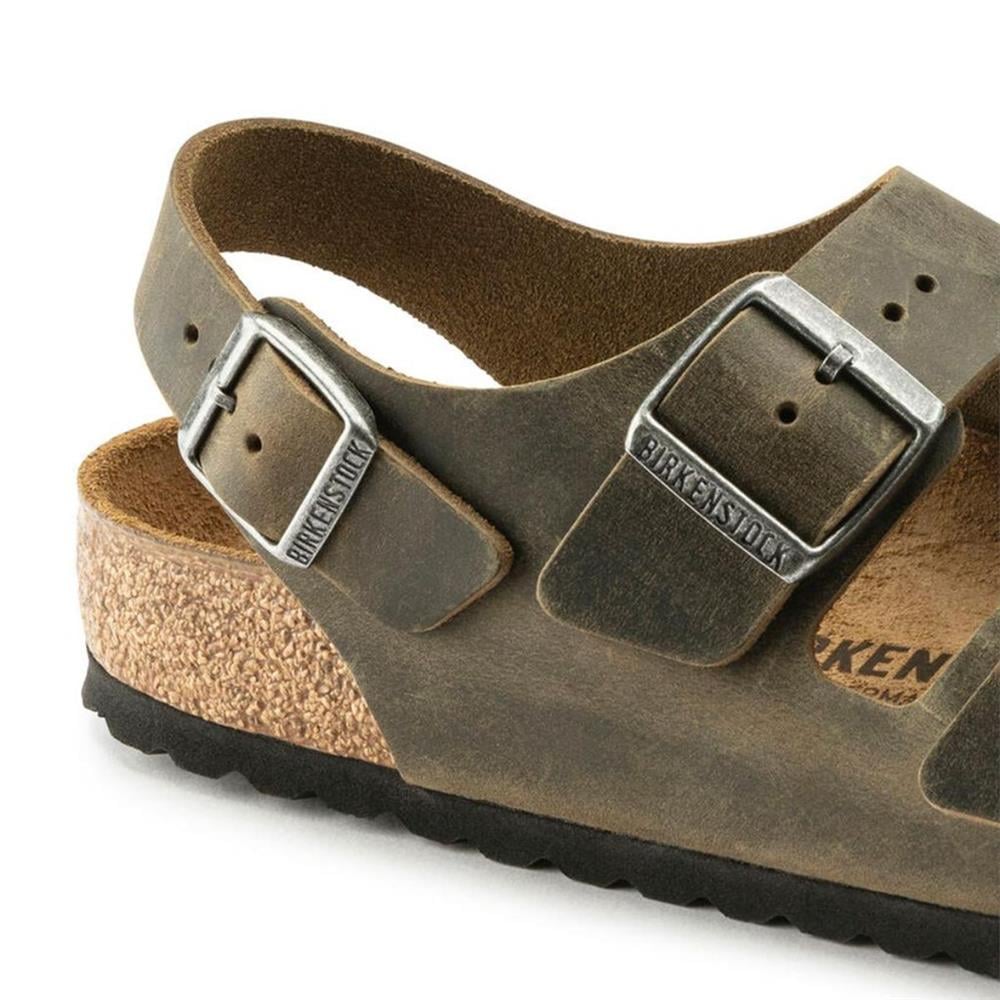 Birkenstock Milano Leoi 1019454 Haki Terlik