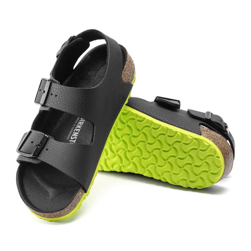 Birkenstock Milano Kids BF Desert Soil 1022129 Siyah Terlik