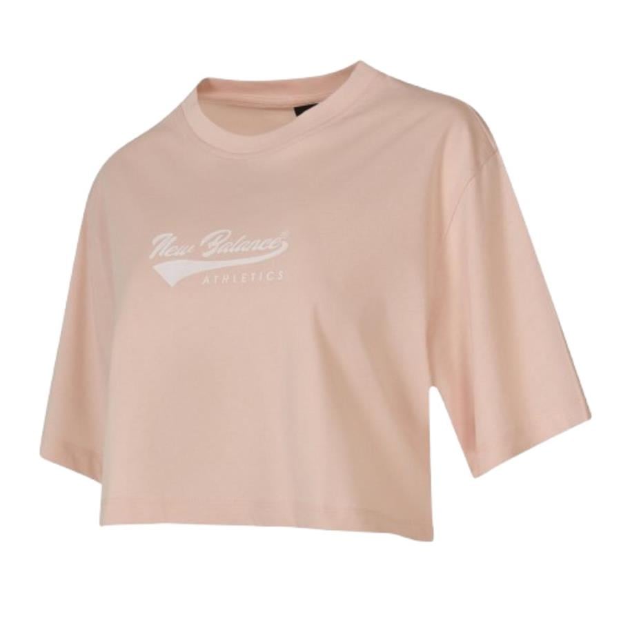 New Balance Nb Lifestyle Women Tshirt WNT3509-SOI Pembe Tişört