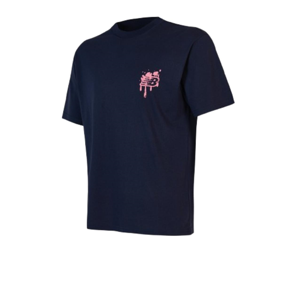 New Balance NB Lifestyle Men Tshirt MNT1649-AVI Lacivert Tişört