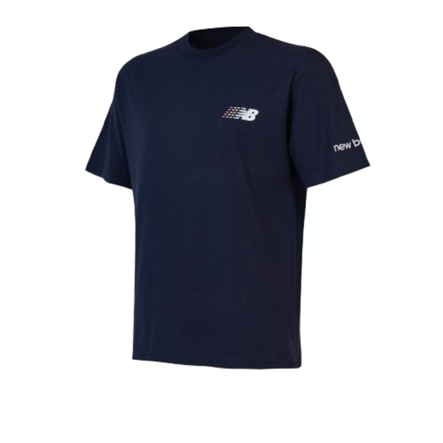 New Balance NB Lifestyle Men Tshirt MNT1644-AVI Lacivert Tişört