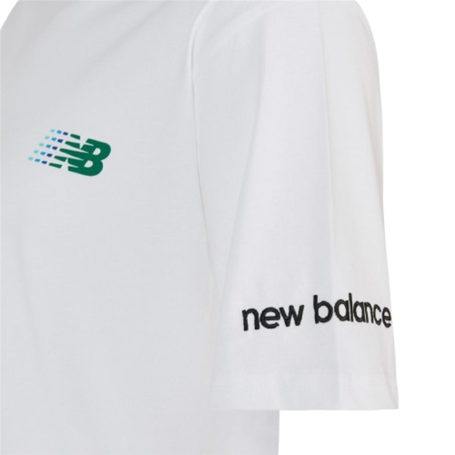 New Balance Nb Lifestyle Men Tshirt MNT1644-WT Beyaz Tişört