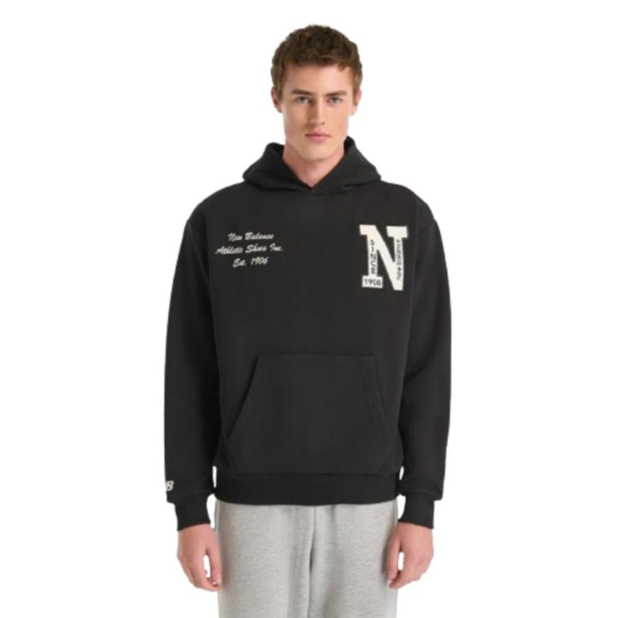 New Balance Nb Lifestyle Unisex Hoodie UNH3534-BK Siyah Sweatshirt
