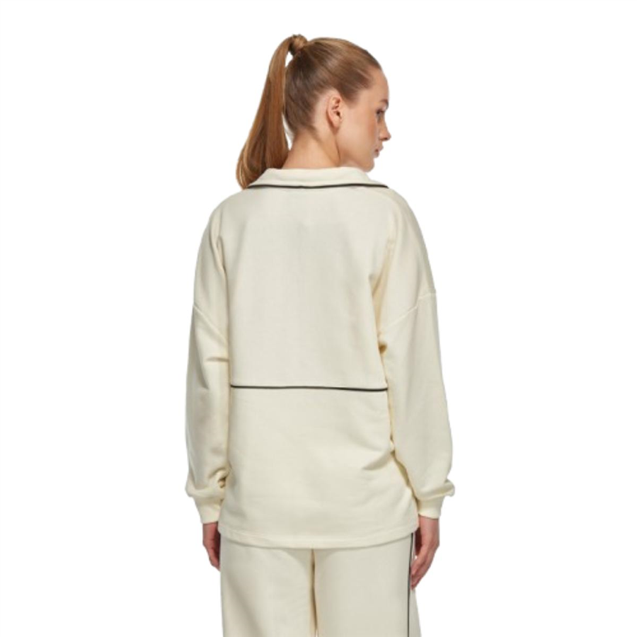 New Balance Nb Lifestyle Women Sweatshirt WNC3402-SST Beyaz Sweatshirt