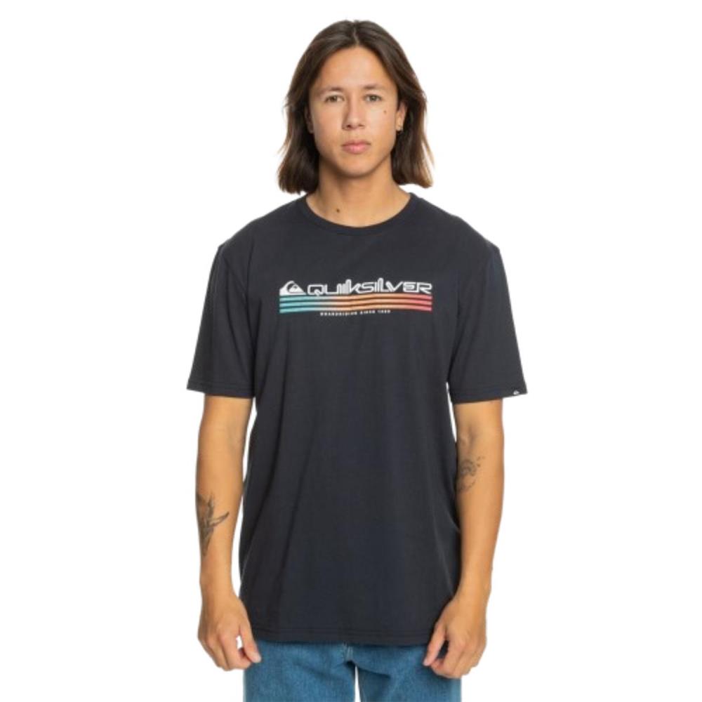 Quiksilver Omni Fill Ss EQYZT07664-17726 Lacivert Tişört