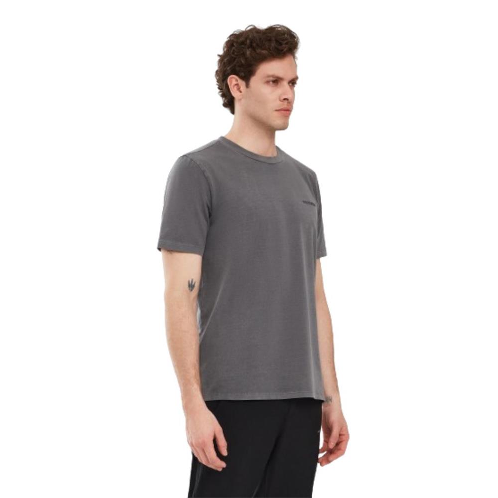 Skechers Organic Coll. M Short Sleeve  T-Shirt S241166-003 Gri Tişört