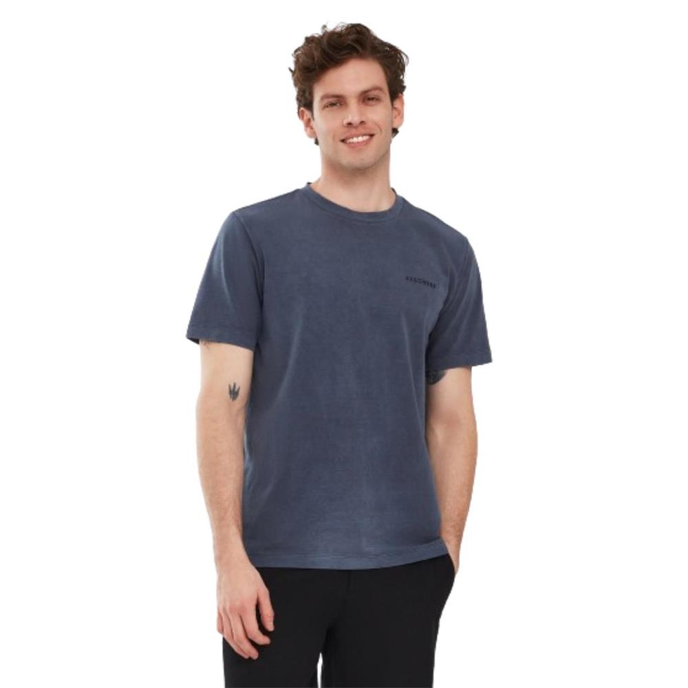Skechers Organic Coll. M Short Sleeve  T-Shirt S241166-410 Lacivert Tişört