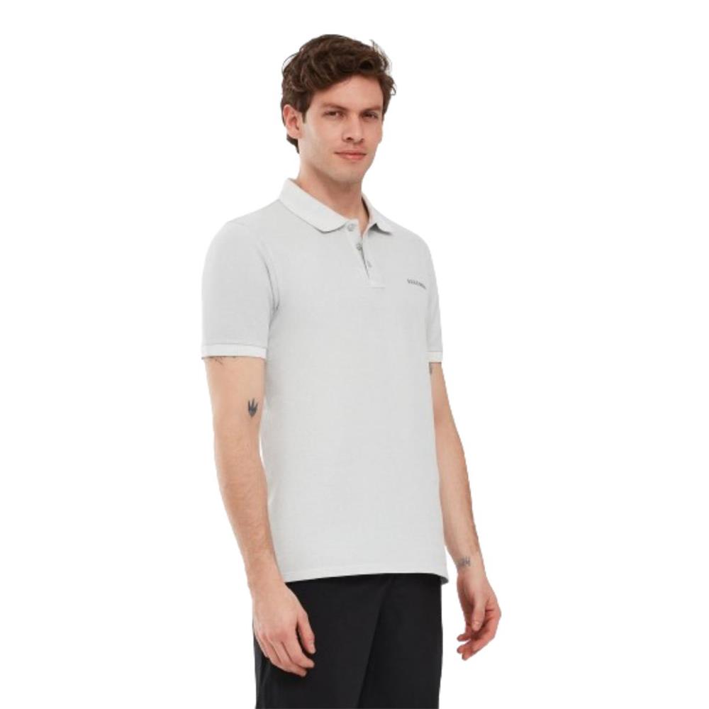 Skechers Organic Coll. M Short Sleeve Polo Shirt S241165-035 Gri Tişört